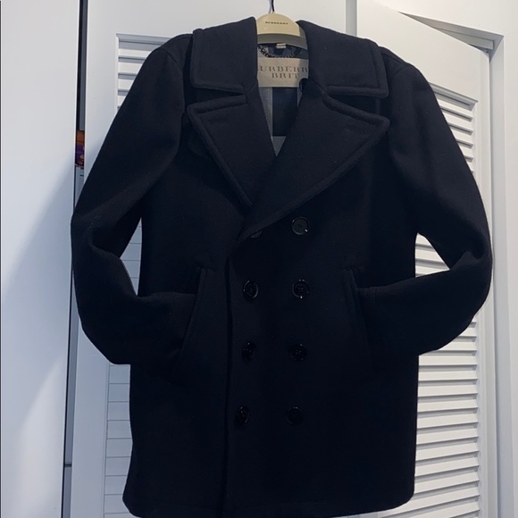 Burberry Other - Burberry navy wool peacoat